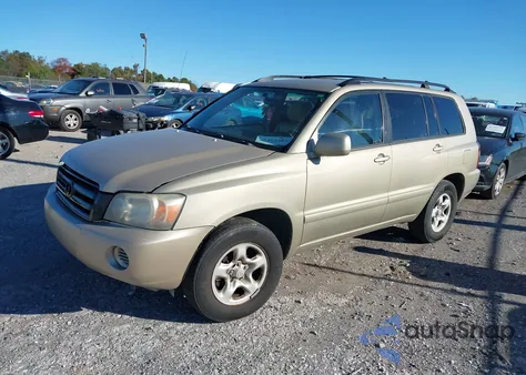2006 Toyota Highlander from USA, damaged, VIN JTEDD21A060136481